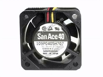 SANYO 109P0405H707 5V 0.28A 3wires Cooling Fan 