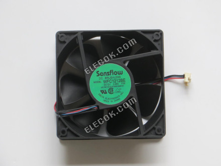 Delta Electronics WFC1212BE Server - Ventola Quadrata -F00, sq120x120x38, w40x3x3, 12V 0,65A 3 fili 