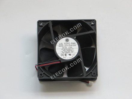 US.TOYO.FAN USTF1203812HW 12V 0.60A 2 wires Cooling Fan 