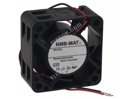 NMB 1608KL-04W-B30-L00 12V 0,07A 0,84W 2 ledninger Køleventilator 