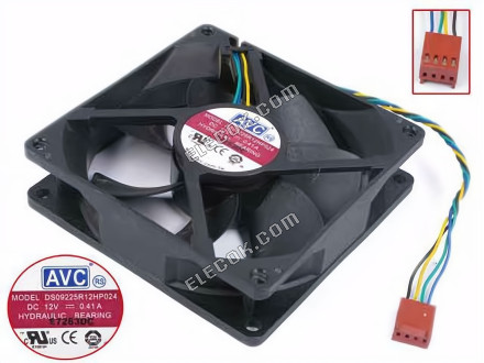AVC DS09225R12HP024 12V 0.41A Cooling Fan 