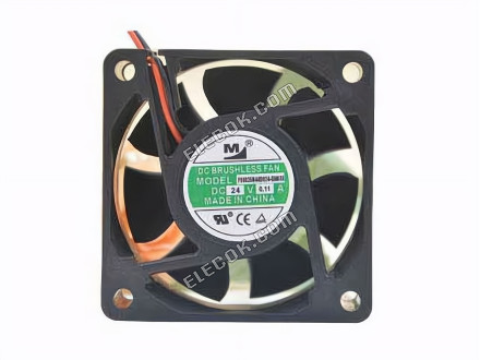 Huaxia Hengtai F06025N44D024-SB085 Server - Square Fan 24V0.11A, sq60x60x25mm, 2W 2-wire 
