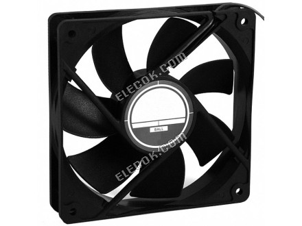 Orion OD1225-12HSS10A 12V 0.44A 5.3W 4wires Cooling Fan 