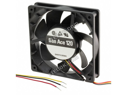 Sanyo 9G1212E1D01 12V Ventoinha 