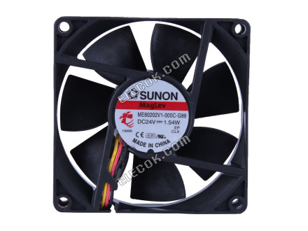 SUNON ME80202V1-000C-G99 24V 1.54W 2wires cooling fan 