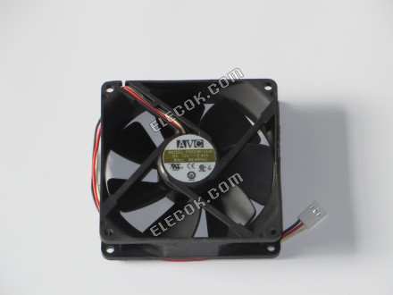 AVC F9025B12UA 12V 0.45A 3선 냉각 팬 