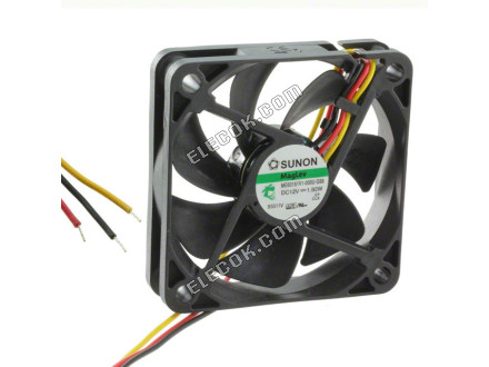 Sunon ME92251V3-000U-F99 12V 0.105A 1.3W 3선 냉각 팬 