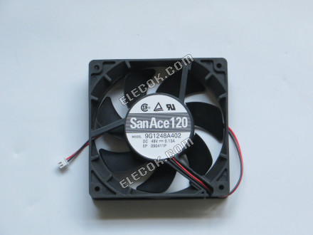 Sanyo 9G1248A402 48V 0,13A 2 καλώδια ανεμιστήρας ψύξης 