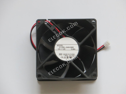 NMB Technologies 3110KL-04W-B80-B00 12V DC 0.46A 2線冷却ファン