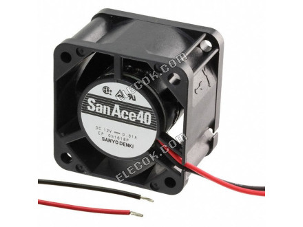 Sanyo 109P0412M302 12V Cooling Fan 