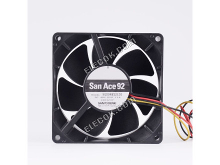SANYO 9G0948S2E01 48V 0.11A 3線冷却ファン