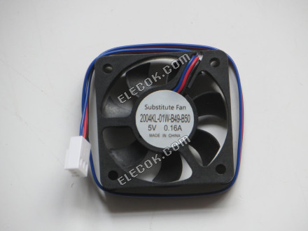 NMB 2004KL-01W-B49-B50 5V 0,16A 0,8W 3 fils Ventilateur De Refroidissement, remplacement et d'occasion 