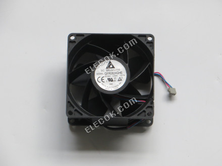 DELTA QFR0824GHE-CE76 24V 0.60A 3wires Cooling Fan 