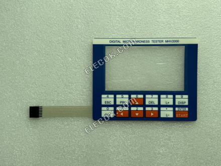 DIGITAAL MICROHARDNESS TESTER MHV2000 membraantoetsenbord 