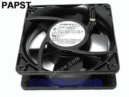EBM-Papst TYP 4650X 220V 18W 2선 냉각 팬 