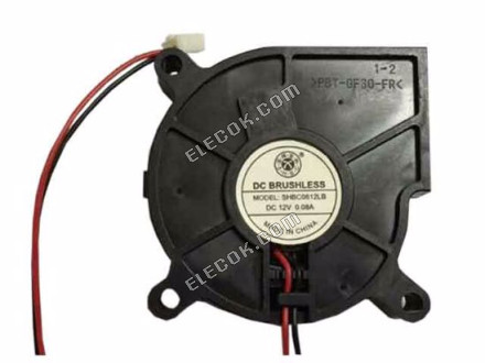 SHBC SHBC0612LB 12V 0,07A 2 cables Ventilador De Refrigeración 