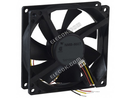 NMB FBA09A12U1BX 12V 0,43A 5,16W 3 draden Koelventilator 