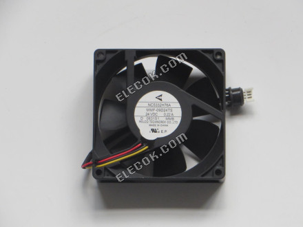 ORIGINAL VENTILATEUR MMF-09D24TS-MMB NC5332H76A 24V 0,22A 3 fils 