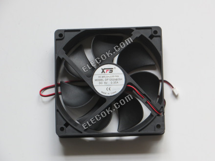 XFS DF12025B05H 5V 0,35A 2 drähte Kühllüfter 
