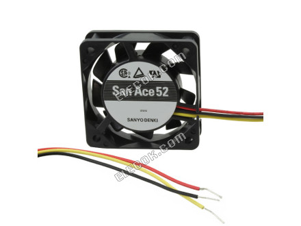 Sanyo 109P0524H701 24V 0,05A 3 fils Ventilateur De Refroidissement, substitut 