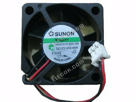 SUNON HA30101V3-0000-A99 12V 0,44W 2 fils Ventilateur De Refroidissement 