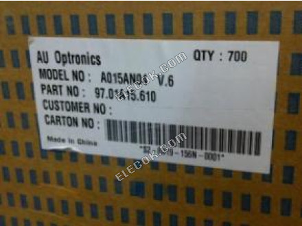 A015AN04 V6 AUO 1,5" a-Si TFT-LCD Pannello 