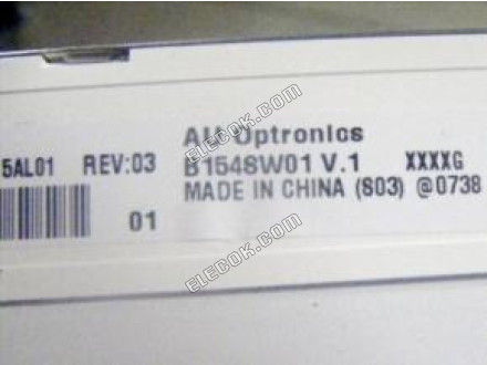 B154SW01 V1 AUO 15.4" A-si TFT-LCD Panel 