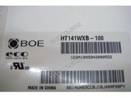 HT140WXB-100 BOE 14.0" a-Si TFT-LCD パネル中古品