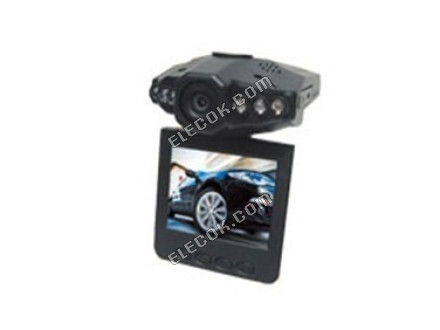 Car Driving Recorder HD DVR Video Monitor Camera 6 LED model J