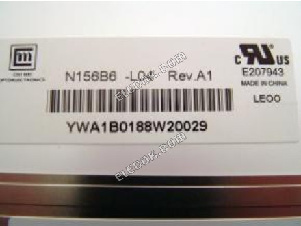 N156B6-L04 CMO 15.6" A-si TFT-LCD Panel 