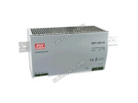 DRT-480-24 480W 24V20A three-phase input DIN rail power supply with PFC
