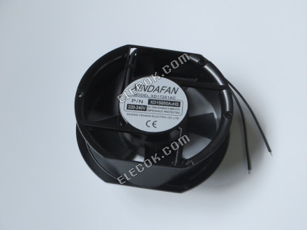 XINDAFAN XD17251AC 220/240V 0,08/0,07A 2 fils Ventilateur De Refroidissement Oval forme 