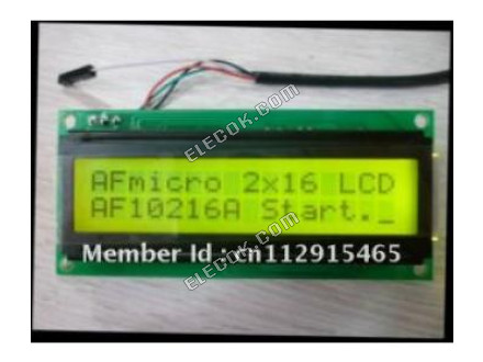 LCD モジュール40-PIXEL CHARACTERS 8H*5W ASCII DEC 32-127 STN, YG, BULE &amp;AMP; GREY LED 