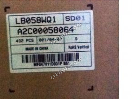 LB058WQ1-SD01 Lg Display 5.8" A-si TFT-LCD Panel 