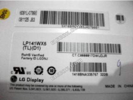LP141WX5-TLD1 Lg Display 14.1" A-si TFT-LCD Panel 