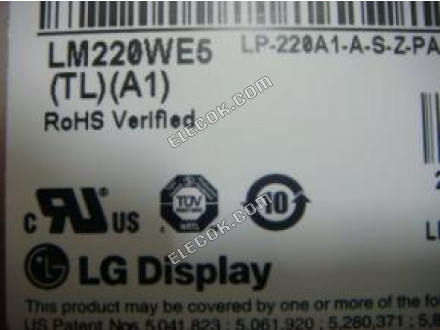 LM220WE5-TLA1 LG Display 22.0" a-Si TFT-LCD Painel 