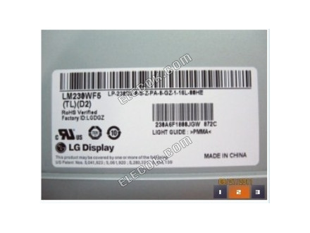 LM230WF5-TLD2 LG Display 23.0" a-Si TFT-LCD Panel 