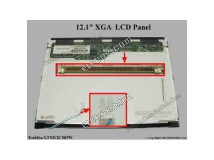 LTM12C505W TOSHIBA 12,1" LTPS TFT-LCD Panel 