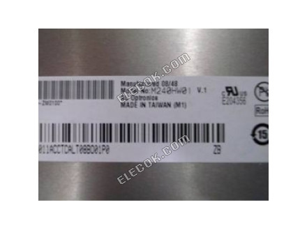 M240UW01 V2 AUO 24.0" A-si TFT-LCD Panel 