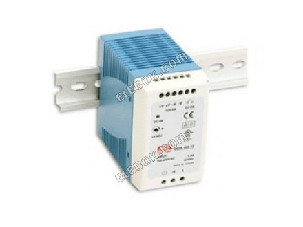 MDR-60-12 60W 12V5A Class II low-loss Meanwell Power Supply DIN Rail Mounting