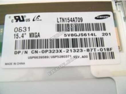 LTN154AT09-201 SAMSUNG 15.4" a-Si TFT-LCD 패널 