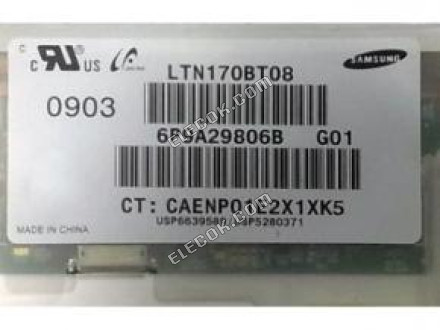 LTN170BT08-G01 SAMSUNG 17.0" A-si TFT-LCD Panel 