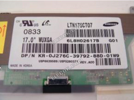 LTN170CT07-G01 SAMSUNG 17.0" A-si TFT-LCD Panel 