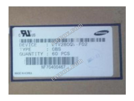 LTV280QV-F02 SAMSUNG 2.8" A-si TFT-LCD Panel 
