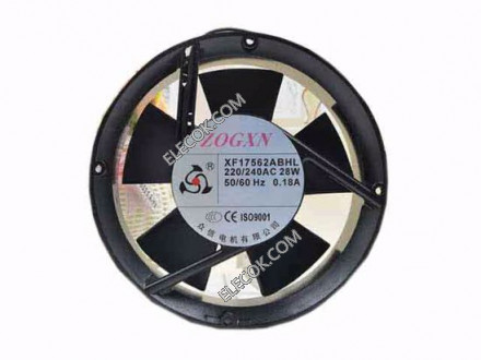ZOGXN XF17562ABHL 220V 0,18A 28W 2wires Cooling Fan 