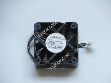 NMB 2006ML-04W-S29 12V 0.08A 3wires Cooling Fan