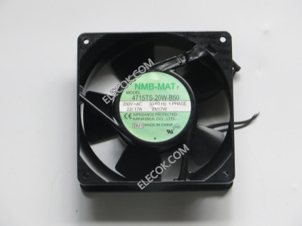 NMB 4715TS-20W-B50 200V 0,22/0,17A 21/17W 2 przewody Cooling Fan 