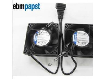 2pcs EBM-Papst 3218J/2NPU Var.194 48V 150mA 7,2W/5W 4 cable Enfriamiento Ventilador conector 