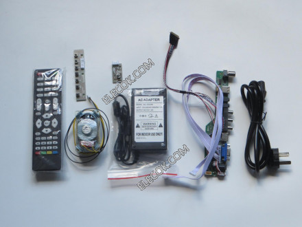 Driver Board for LCD SAMSUNG LTN156AT24-T01 with VGA, HDMI, TV, USB, AV function 