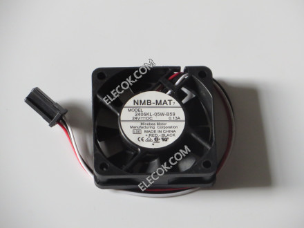 NMB 2406KL-05W-B59 24V 0,13A inverter fan 60*60*15MM with Fanuc Connector 